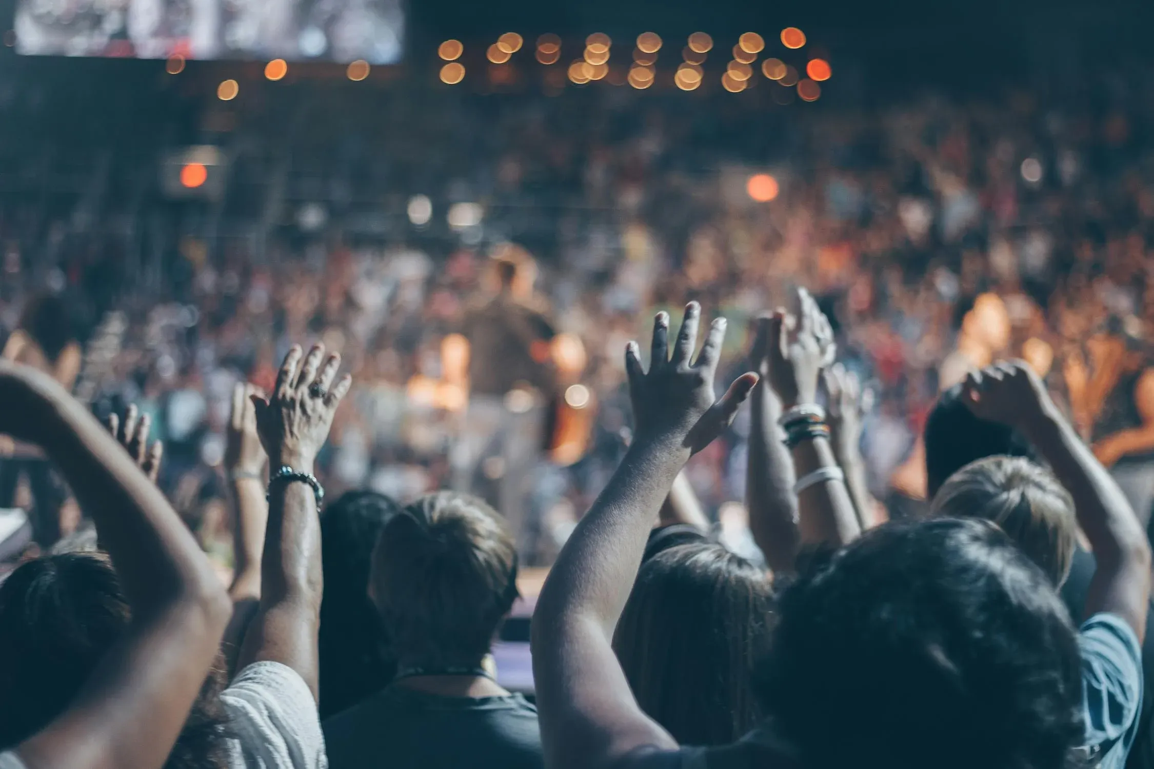 large church congregation
